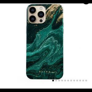 Burga iPhone 13 Pro Max cell phone case in Emerald Pool